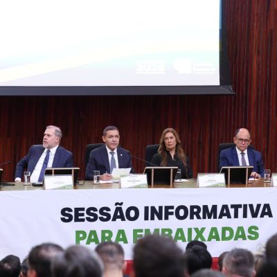 Sessão informativa para embaixadas no TSE 17.08.2026
Foto: Luiz Roberto/TSE
