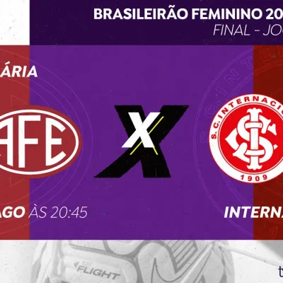 Brasília (DF), 20/07/2026 - TV Brasil exibe nesta segunda (24) jogo de ida da final do Brasileirão Feminino Sub-17 entre Ferroviária e Internacional. Arte/Agência Brasil