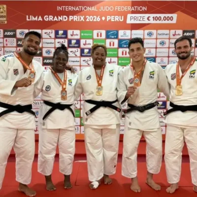 Brasil lidera quadro de medalhas do Grand Prix de judô em Lima, com cinco ouros, uma prata e cinco bronzes - em 16/08/2026
