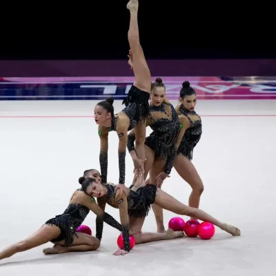 Ginástica rítmica: Brasil é bronze no Mundial e garante vaga olímpica. Foto: MeloGym/CBG