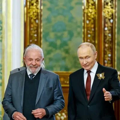 Rússia- 09/05/2025 Presidente da República, Luiz Inácio Lula da Silva, durante reunião com o Presidente da Federação da Rússia, Vladimir Putin. Grande Palácio do Kremlin, Rússia - Moscou.
Foto: Ricardo Stuckert / PR