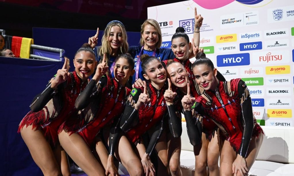 Brasil faz história e leva dois ouros no Mundial de ginástica rítmica. Foto: : MeloGym/CBG