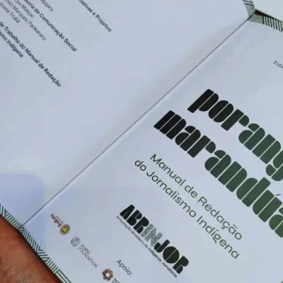 Primeiro Manual de Jornalismo Indígena do Brasil. Foto: Dilvulgação