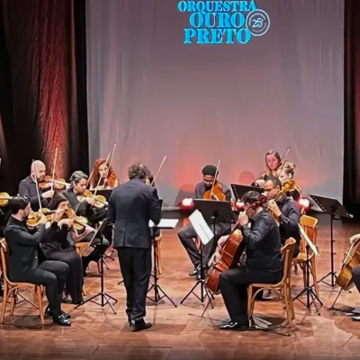São Paulo- 23/03/2025 - Maestro Rodrigo Toffolo e
Apresentação da Orquestra Ouro Preto no Teatro Municipal Ouro Preto-Casa da Ópera . Créditos: Cristina Indio do Brasil