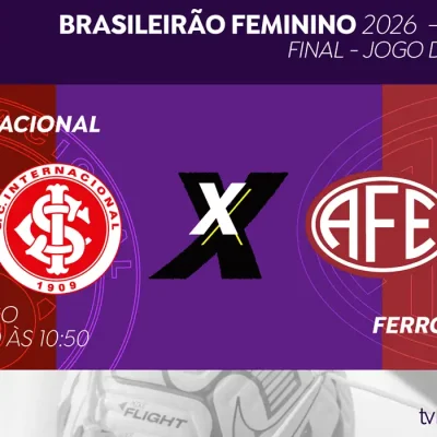 Brasília (DF), 28/08/2026 - TV Brasil transmite a grande final do Brasileirão Feminino Sub-17. Arte/Agência Brasil