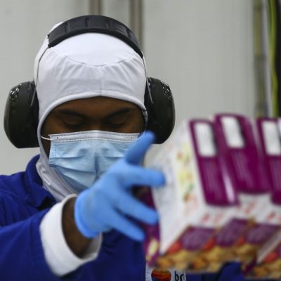 Fábrica da empresa brasileira BRF em Abu Dhabi, nos Emirados Árabes Unidos.