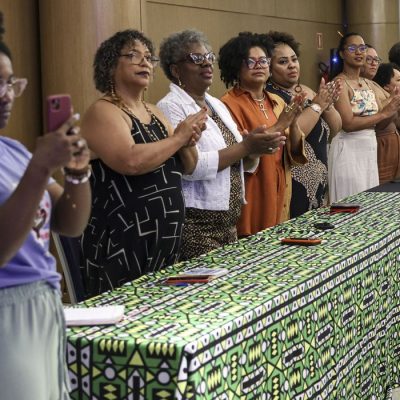 Brasília (DF), 26/08/2026 - A Articulação de Organizações de Mulheres Negras Brasileiras (AMNB), promove o ato de lançamento do Manifesto “Mulheres Negras na Política pelo Pacto do Bem Viver