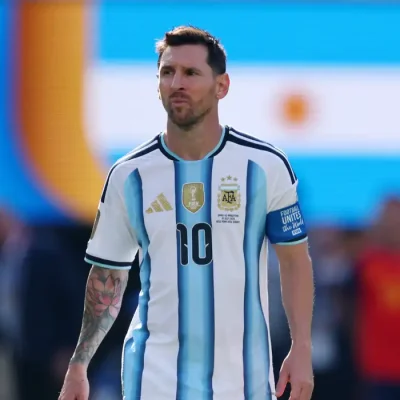 Lionel Messi durante a final da Copa do Mundo de 2026 entre Argentina e Espanha
19 de julho de 2026 IMAGN IMAGES via Reuters/Vincent Carchietta