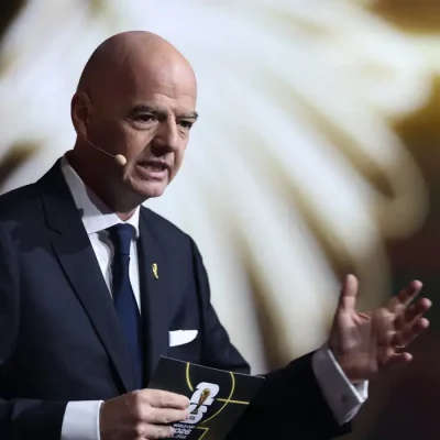 Presidente da Fifa Gianni Infantino
5/12/2025 Pool via REUTERS/Dan Mullan