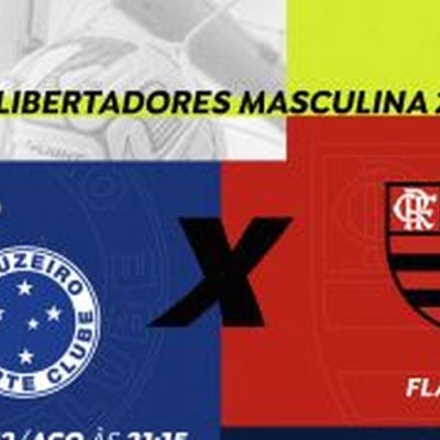Rádio Nacional transmite nesta quarta (12) Cruzeiro x Flamengo pelas oitavas da Libertadores.