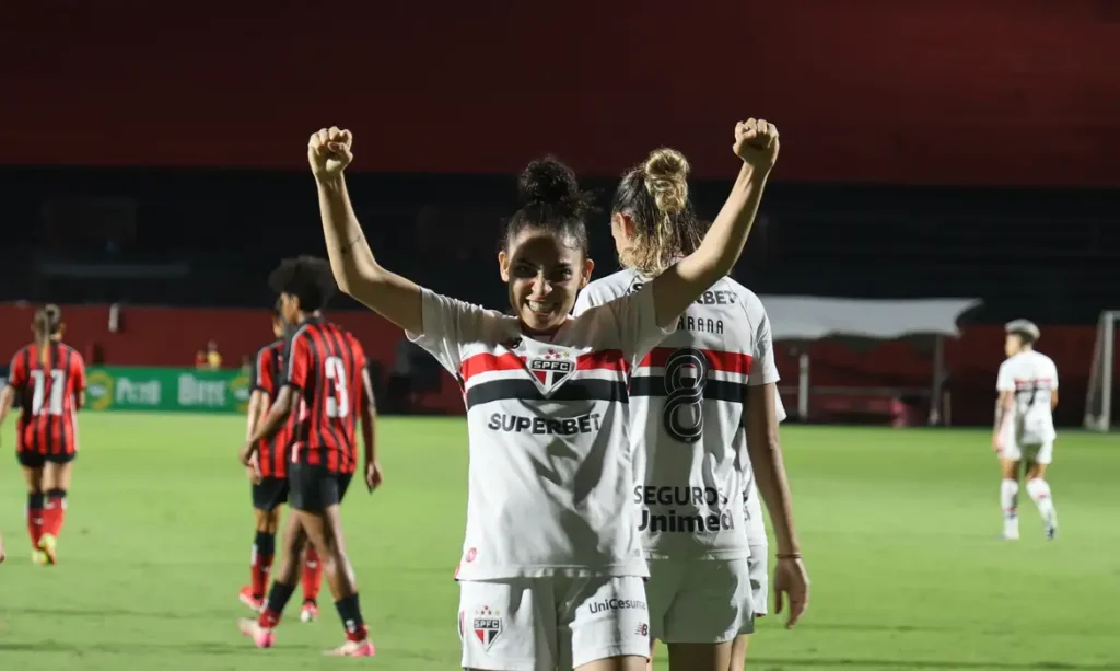 02/08/2026 - São Paulo vence Vitória e assume liderança do Brasileirão Feminino. Foto: São Paulo FC/ Divulgação