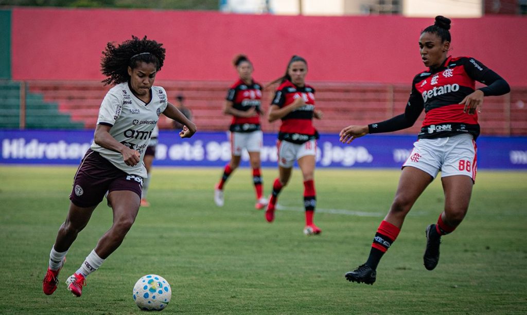 Lance de Jogo entre Flamengo e Ferroviária, pelo Campeonta Brasileiro de Futebol Feminino 2026. Foto: Rafael Zocco/Ferroviária