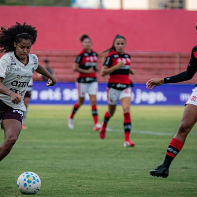Lance de Jogo entre Flamengo e Ferroviária, pelo Campeonta Brasileiro de Futebol Feminino 2026. Foto: Rafael Zocco/Ferroviária