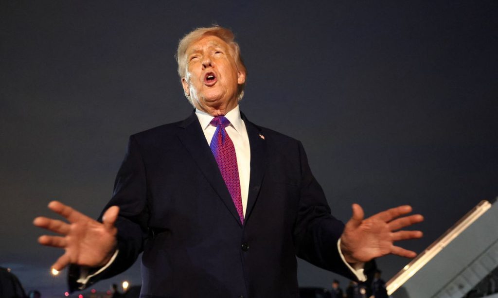 Presidente dos EUA Donald Trump
11/3/2026 REUTERS/Kevin Lamarque