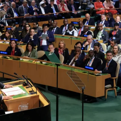 Brazil's President Luiz Inacio Lula da Silva addresses the 81st United Nations General Assembly at UN headquarters in New York City, US, September 22, 2026. REUTERS/BRENDAN MCDERMID