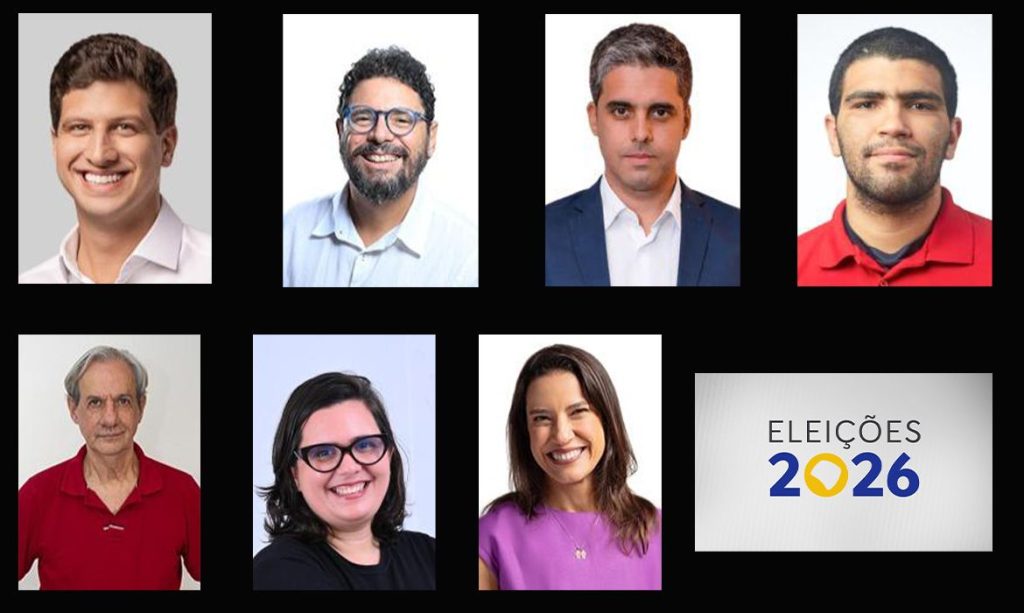 Brasília (DF), 23/09/2026 - Candidatos ao governo de Pernambuco. Foto: Arte/Agência Brasil