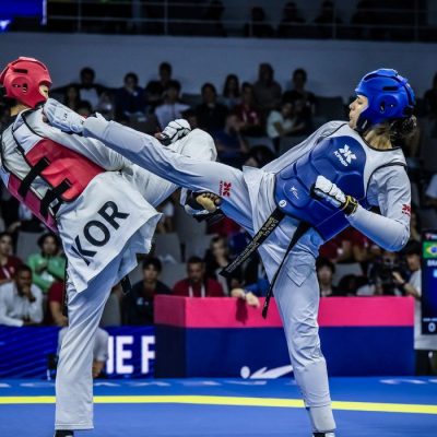 Brasília (DF), 06/09/2026 - Maria Clara Pacheco mantém hegemonia no ciclo olímpico do taekwondo.
Foto: World Taekwondo/Divulgação