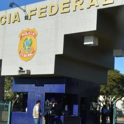 Fachada da sede da Polícia Federal
