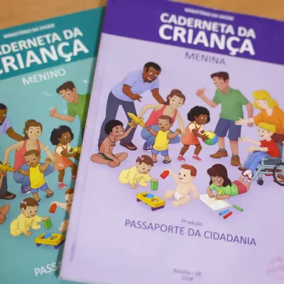 Rio Branco (AC), 07/05/2026 – Caderneta de Vacinação da criança, apresentada durante o curso Sala de Vacina, da MSD, ministrado em Rio Branco (AC). Foto: Tomaz Silva/Agência Brasil
