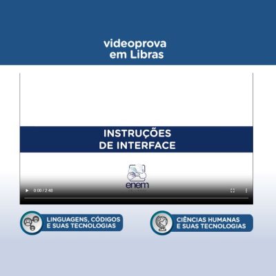 25-09-2026 - Plataforma Enem Libras ganha atualização com provas de 2017 a 2025. Foto: Print Screen/ https://enemvideolibras.inep.gov.br/