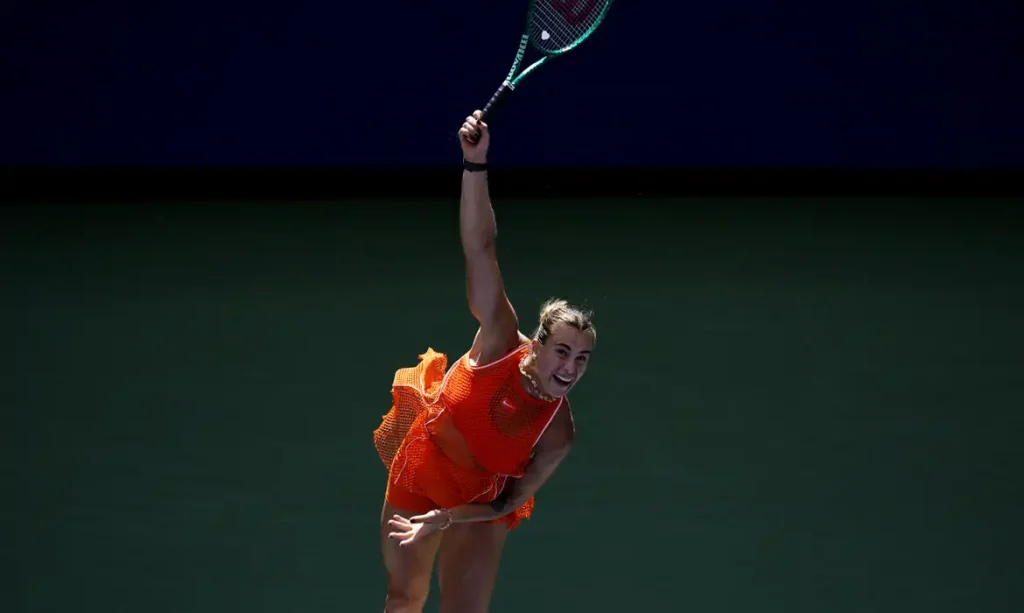 Aryna Sabalenka no Aberto dos EUA
4 de setembro de 2026 REUTERS/Eduardo Munoz