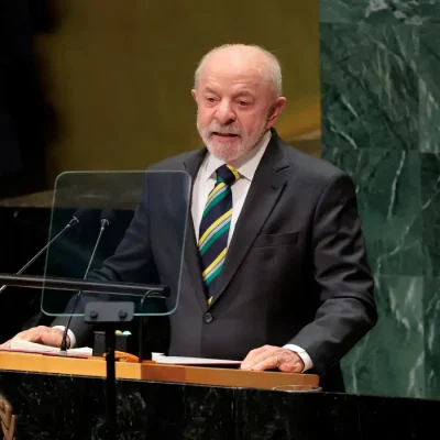 Brazil's President Luiz Inacio Lula da Silva speaks at the 81st United Nations General Assembly (UNGA), in New York City, US, September 22, 2026. REUTERS/Kylie Cooper