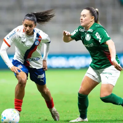 Brasília (DF), 01/09/2026 - Brasileirão Feminino: Bahia e Palmeiras ficam no 1 a 1 pelas quartas.
Foto: Catarina Brandão/EC Bahia