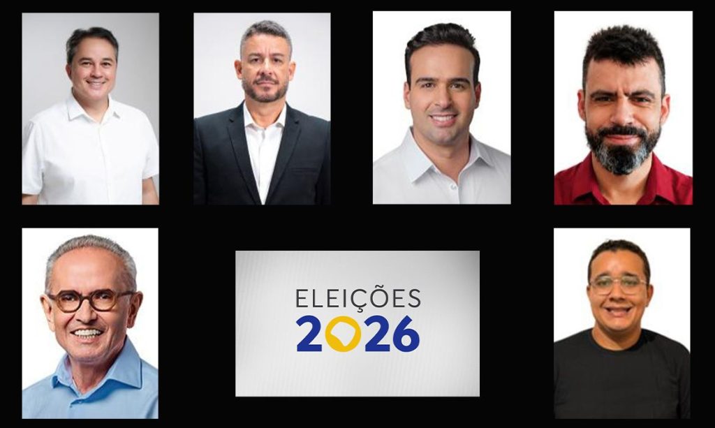Brasília (DF), 23/09/2026 - Candidatos ao governo de Paraíba. Foto: Arte/Agência Brasil