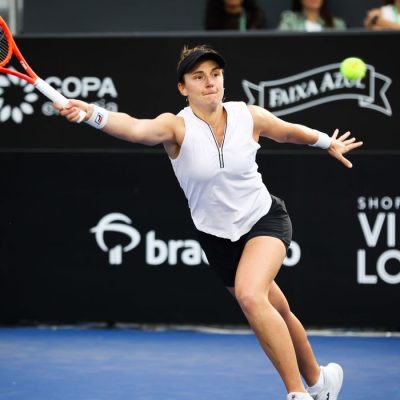 São Paulo (SP), 19/09/2026 - Tenista Nadia PODOROSKA joga na quadra durante SP Open de Tenis. Foto: Maria Esther Bueno/SPOpen