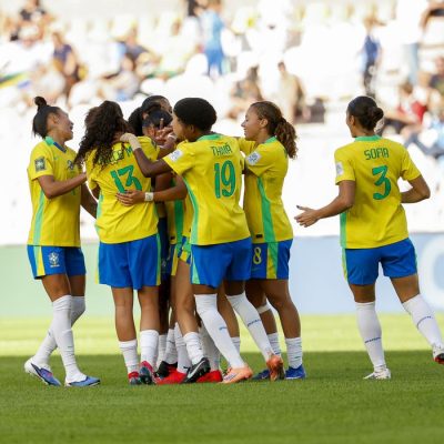 Brasília (DF), 05/09/2026 - Brasil goleia Tanzânia na estreia na Copa do Mundo sub-20 feminina.
Foto: Luciana Vermell / CBF