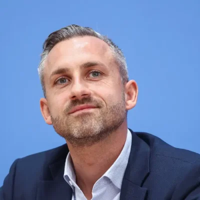 Top candidate of the far-right Alternative for Germany (AfD), Ulrich Siegmund, attends a press conference the day after the Saxony-Anhalt state elections in Berlin, Germany, September 7, 2026.     REUTERS/Liesa Johannssen
