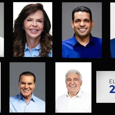 Brasília (DF), 23/09/2026 - Candidatos ao governo de Tocantins. Foto: Arte/Agência Brasil