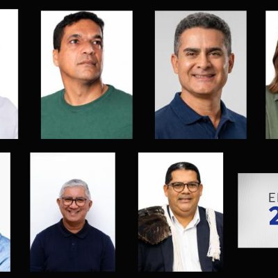 Brasília (DF), 21/09/2026 - Candidatos ao governo do Amazonas. Foto: Arte/Agência Brasil