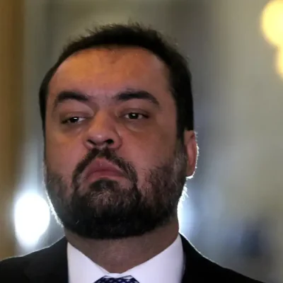Rio de Janeiro (RJ), 06/10/2023 - O secretário-executivo do ministério da Justiça e Segurança Pública, Ricardo Cappelli, e o governador do Rio de Janeiro, Claudio Castro, falam com a imprensa após reunião no Palácio Guanabara. Foto:Tânia Rêgo/Agência Brasil