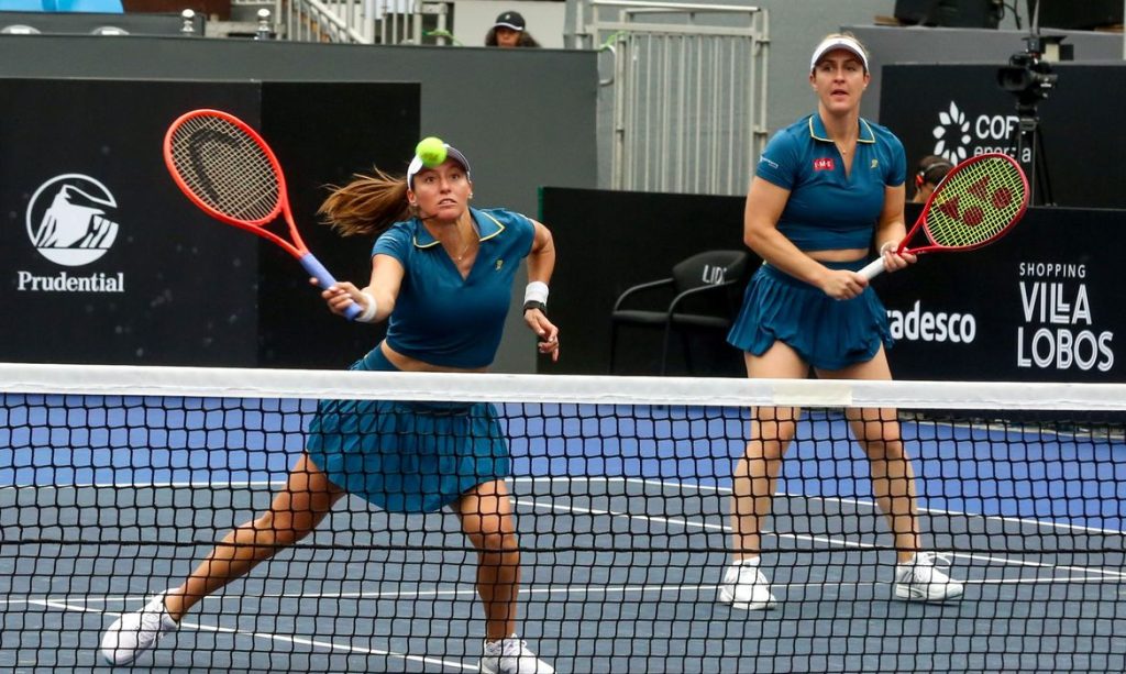 Tenistas Luisa Stefani e Gabriela Dabrowski. Foto: Luiz Doro/TenisBrasil