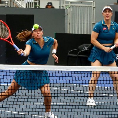 Tenistas Luisa Stefani e Gabriela Dabrowski. Foto: Luiz Doro/TenisBrasil