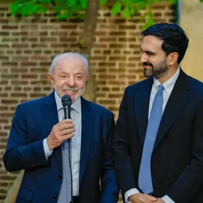 21/09/2026 - O presidente Lula com o prefeito de Nova York, Zohran Mamdani, no contexto da semana de Alto Nível da Assembleia Geral das Nações Unidas. Foto: @LulaOficial/ X