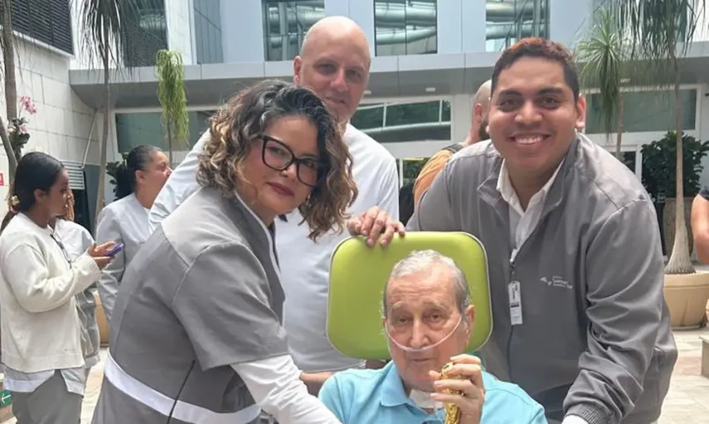 Rio de Janeiro (RJ), 05/09/2026 - Carlos Alberto Parreira recebe alta após 80 dias internado.
Foto: Hospital Samaritano/ Divulgação