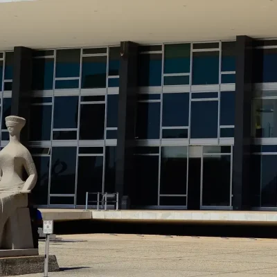 Fachada do edifício sede do Supremo Tribunal Federal - STF