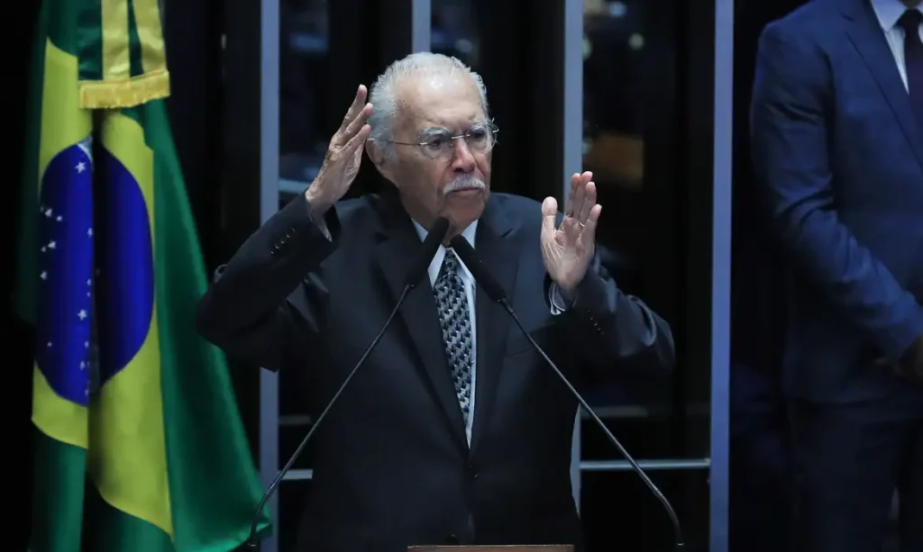 Brasília (DF), 18/03/2025 -Sessão solene em homenagem a redemocratização. ( Ex-presidente José Sarney participou da homenagem). Foto: Lula Marques/Agência Brasil