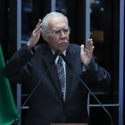 Brasília (DF), 18/03/2025 -Sessão solene em homenagem a redemocratização. ( Ex-presidente José Sarney participou da homenagem). Foto: Lula Marques/Agência Brasil
