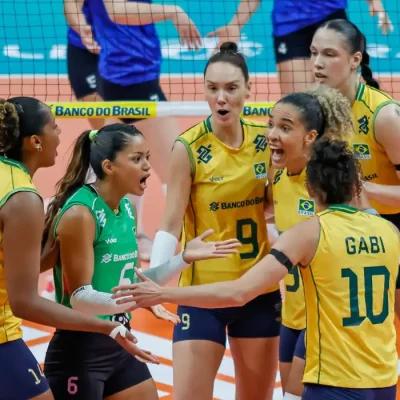 Seleção brasileira derrota Chile por 3 sets a 0 no penúltimo de cinco jogos do Pré-Olímpico de vôlei feminino no Maracanãzinho - em 12/06/2026