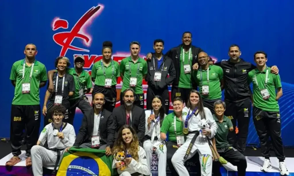 Parataekwondo brasileiro conquista quatro medalhas (ouro, prata e dois bronxes) no Grand Prix de Muju (Coreia do Sul), em 04/09/2026