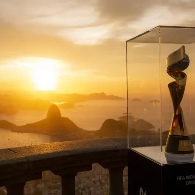 troféu, copa do mundo de futebol feminino, Rio de Janeiro, taça