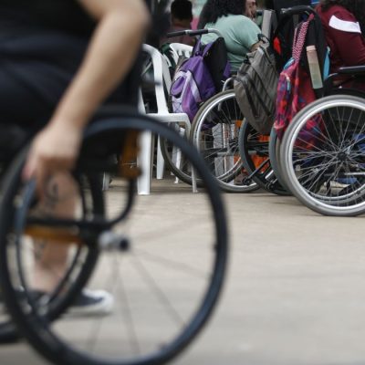 São Paulo (SP), 21/09/2024 -  Praça Roosevelt recebe a  segunda edição da Parada PCD, que celebra a diversidade, a inclusão e o orgulho de ser PCD. A parada acontece no Dia Nacional de Luta da Pessoa com Deficiência.  Foto: Paulo Pinto/Agência Brasil