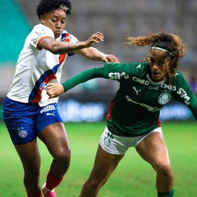 Bahia 1 x 1 Palmeiras, jogo de ida, quartas de final, Brasileirão Feminino - em 31/08/2026