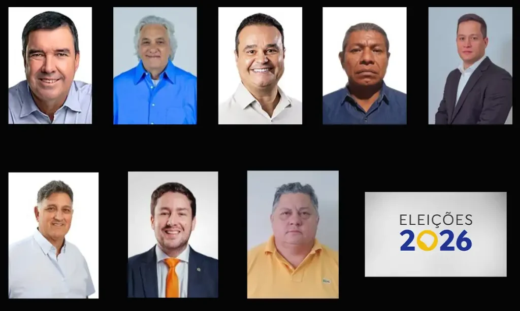 Brasília (DF), 24/09/2026 - Candidatos ao governo do Mato Grosso do Sul. Foto: Arte/Agência Brasil