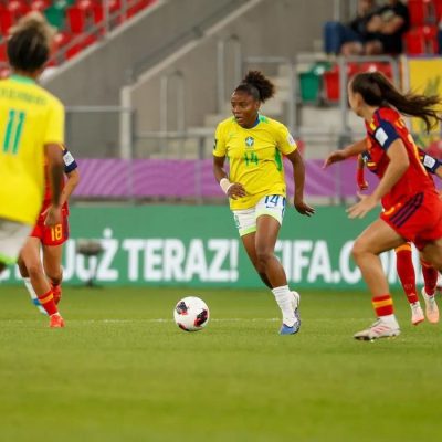 Brasil se despede da Copa do Mundo Feminina Sub-20 após ser superada pela Espanha. Foto: Luciana Vermell/CBF
