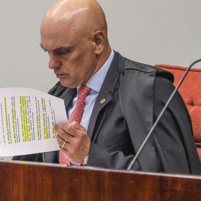 Brasília (DF), 24/02/2026 – Ministro Alexandre de Moraes durante inicio do julgamento no STF dos mandantes do assassinato da ex-vereadora, Marielle Franco.
Foto: Valter Campanato/Agência Brasil