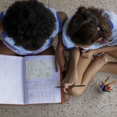 Brasília (DF) 16/11/2023 – Ensaio com estudantes para ilustrar reportagens sobre educação.
Foto: Joédson Alves/Agência Brasil